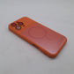 iPhone 16 Pro Max Orange Back Case - Slim Fit Protective Silicone Phone Cover
