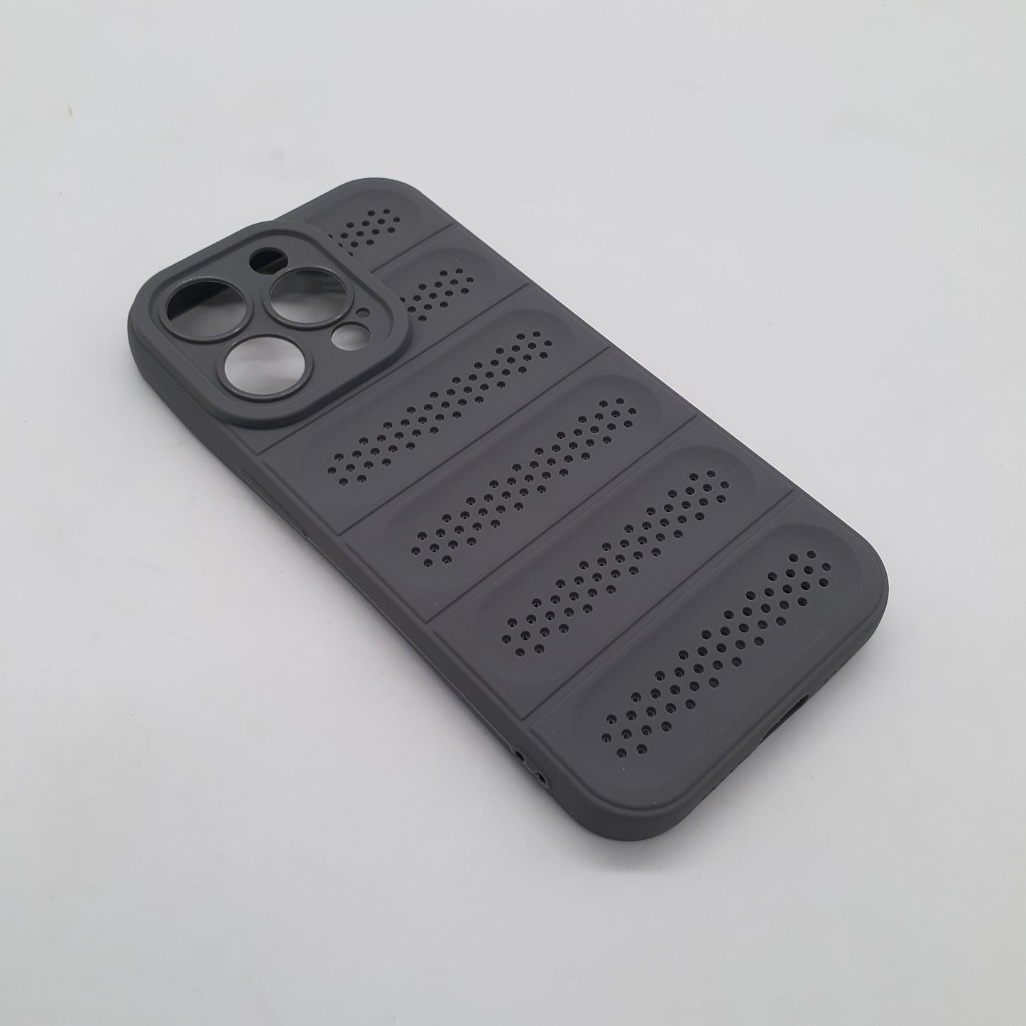 iPhone 14 Pro Heat Dissipation Phone Case Strong TPU Material Ultra Slim Breathable Hollow Design Shockproof Cover
