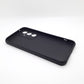 Samsung A35 Carbon Fiber texture Hard Rubber armour back cover shock-porof case