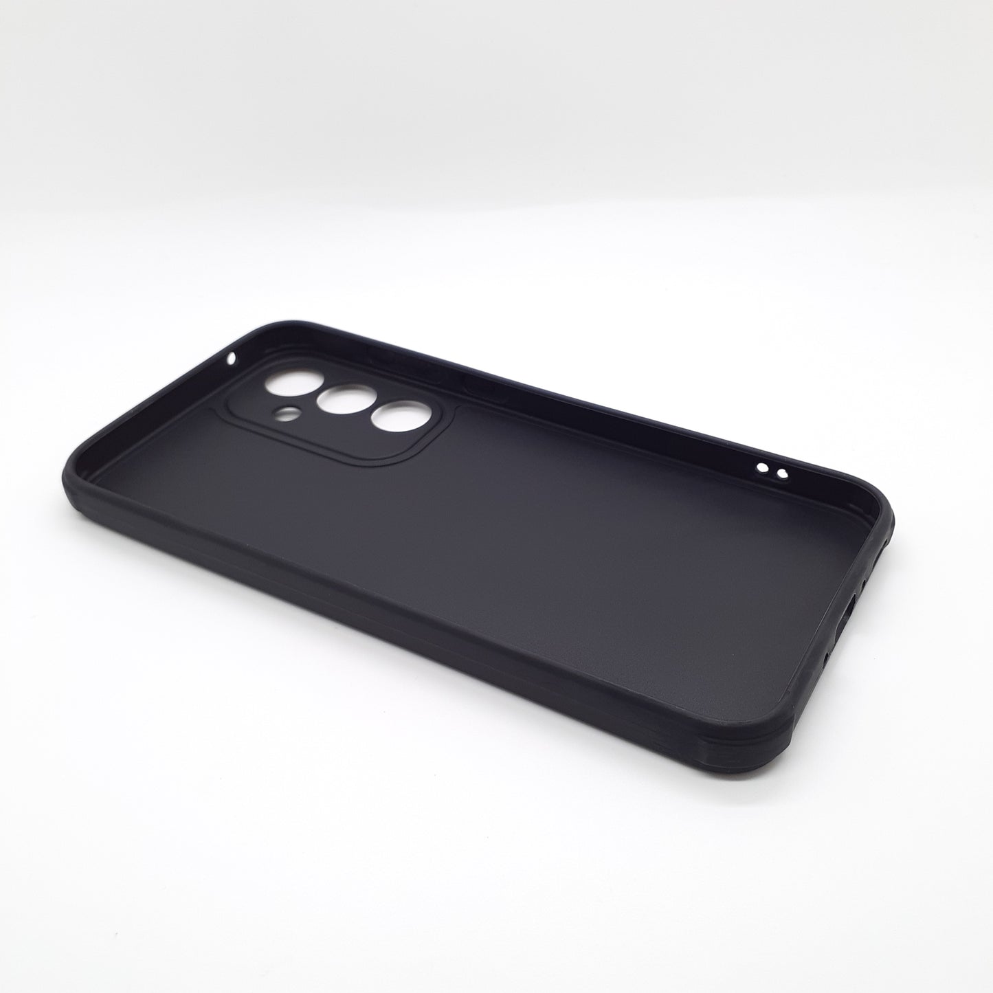 Samsung A35 Carbon Fiber texture Hard Rubber armour back cover shock-porof case