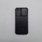 Samsung A32 Military Grade Protective Phone Case with Sliding Camera Cover and Integrated Kickstand/Stand, Shockproof Hybrid Bumper, Anti-Scratch Drop-Proof Protection.