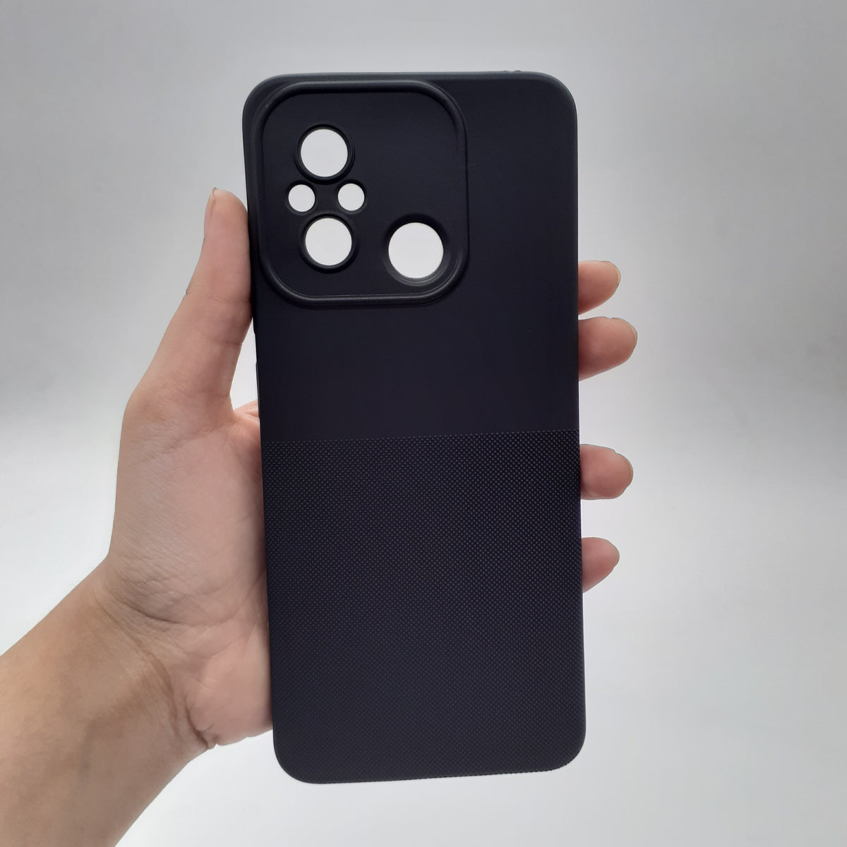 Redmi 12C Soft Silicone Protective Case – Slim Shockproof TPU Back Cover with Raised Screen and Camera Edges