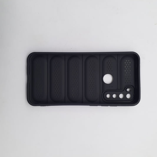 Redmi Note 8 Strong TPU Material Anti-fall Flexible Protective Case Heat Dissipation Brushed Texture Shockproof Cover