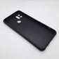 OPPO A15 Carbon Fiber texture Hard Rubber armour back cover shock-porof case