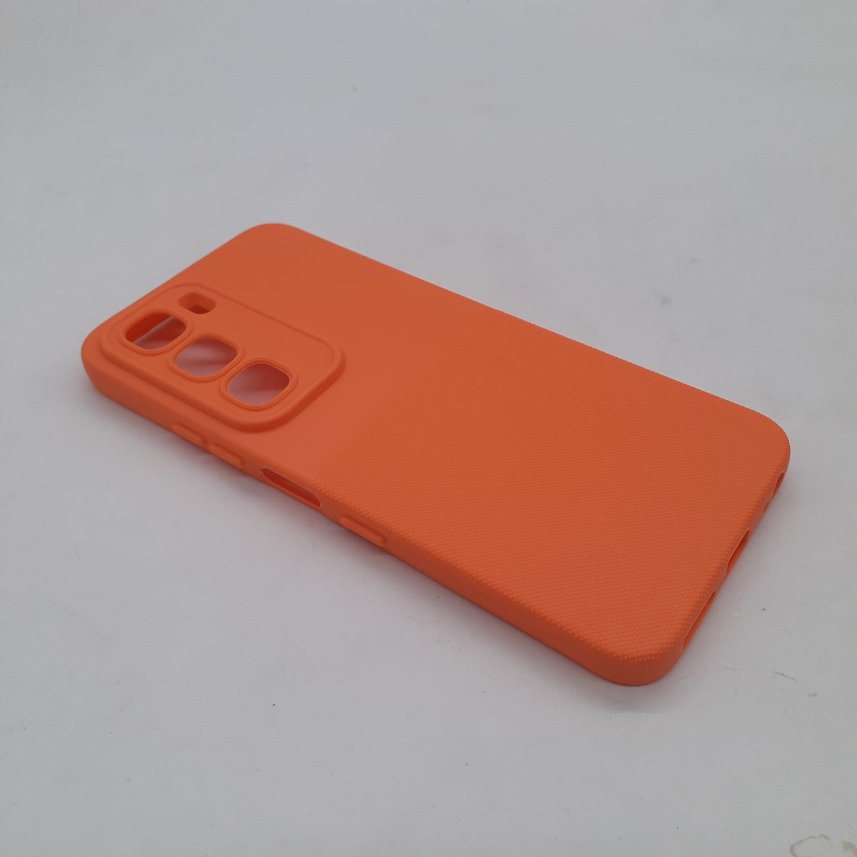Infinix Hot 60 Shockproof Silicone Protective Case – Slim TPU Back Cover with Raised Camera and Anti-Slip Grip