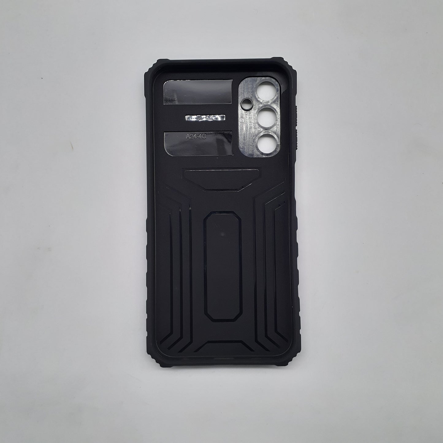 Samsung A24 4G Protective Case with Camera Slide Cover, Integrated Kickstand, and Military-Grade Drop Protection