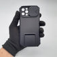 iPhone 12 Pro Heavy Duty Protective Case with Sliding Camera Cover and Integrated Kickstand for Hands-Free Viewing