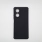 OPPO A58 Carbon Fiber texture Hard Rubber armour back cover shock-porof case