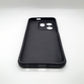infinix Smart 9 Carbon Fiber texture Hard Rubber armour back cover shock-porof case
