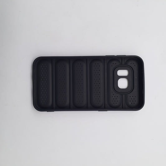 Samsung S7 Phone Case Heat Dissipation Design Strong TPU Material Durable Shockproof Full Protection Cover Black