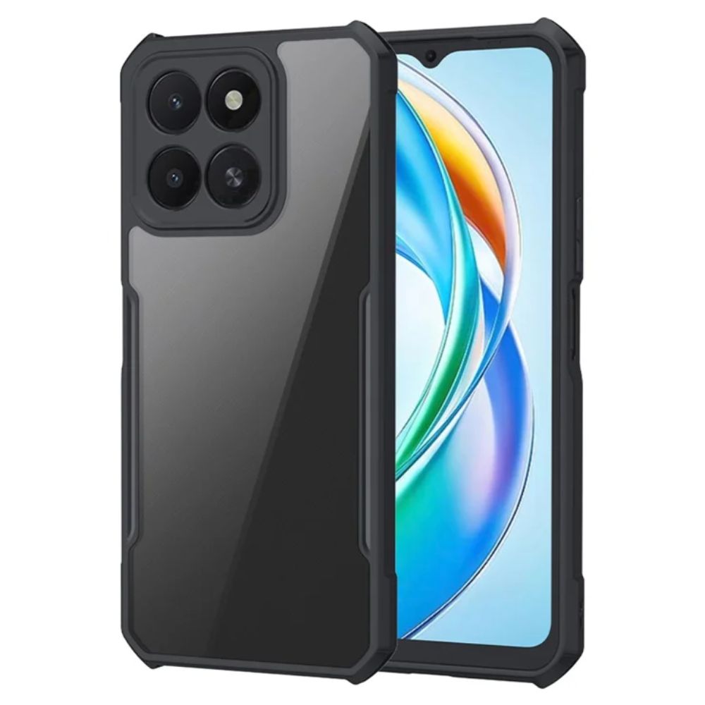 HONOR X5b Shockproof Edge Reinforced TPU Case with Anti-Slip Frosted Grip and Transparent Hybrid Protection Cover