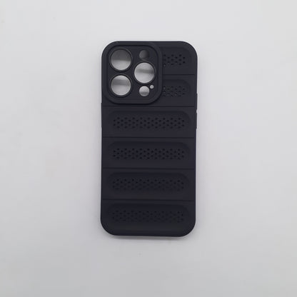 iPhone 14 Pro Heat Dissipation Phone Case Strong TPU Material Ultra Slim Breathable Hollow Design Shockproof Cover