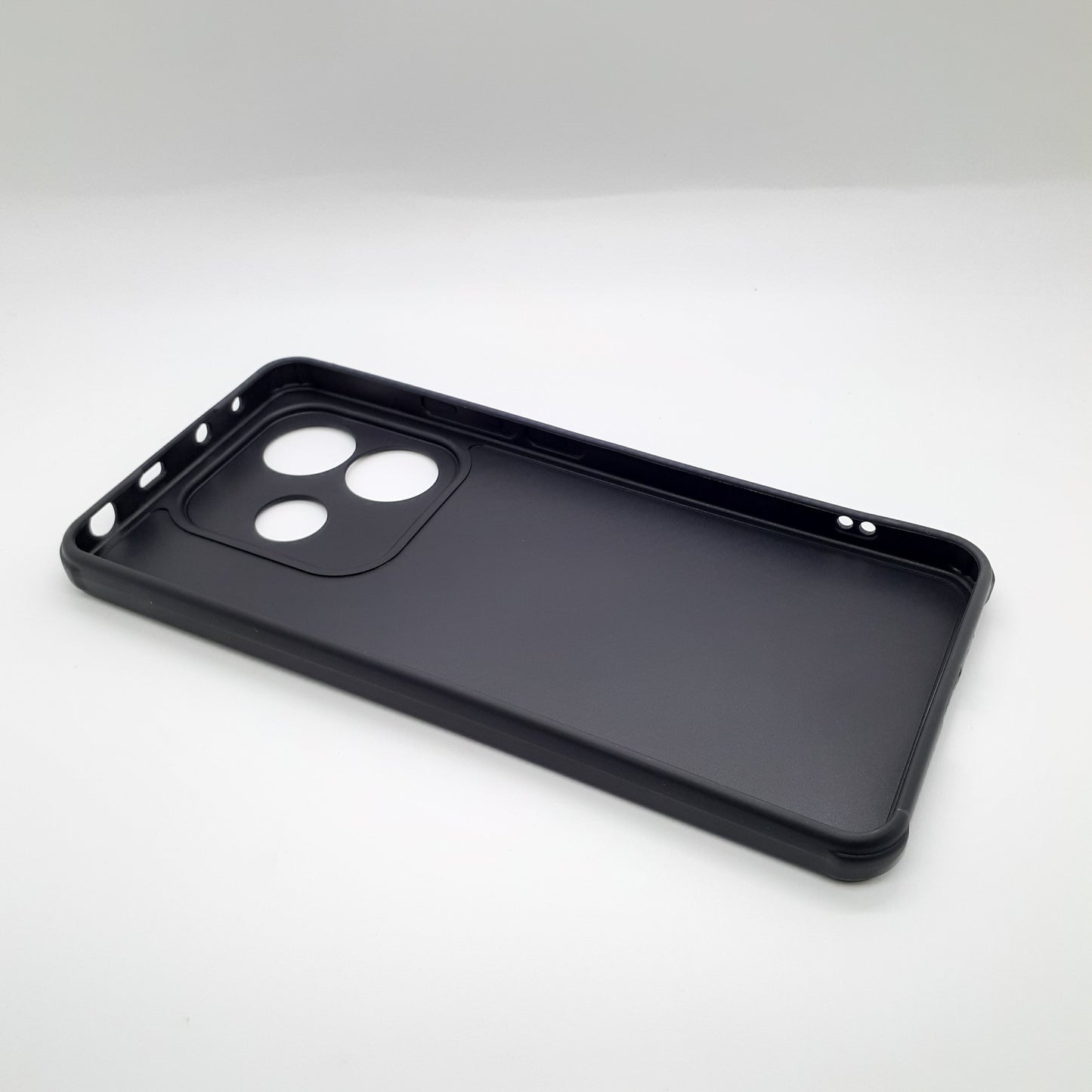 Redmi Note 14 5G Carbon Fiber texture Hard Rubber armour back cover shock-porof case