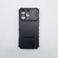 iPhone 16 Pro Case with Slide Camera Cover and Built-in Kickstand, Heavy Duty Shockproof Protective Cover with Integrated Stand for Hands-Free Viewing
