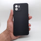 Redmi A1 Carbon Fiber texture Hard Rubber armour back cover shock-porof case
