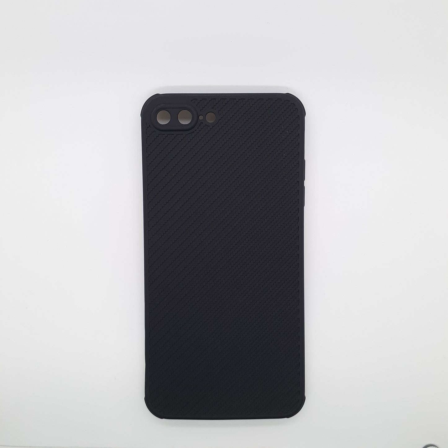 iPhone 7 Plus Carbon Fiber texture Hard Rubber armour back cover shock-porof case