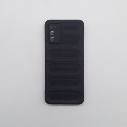 Samsung M02s Cooling Bumper Heat Dissipation Phone Case Strong TPU Material Shockproof Transparent Back Cover