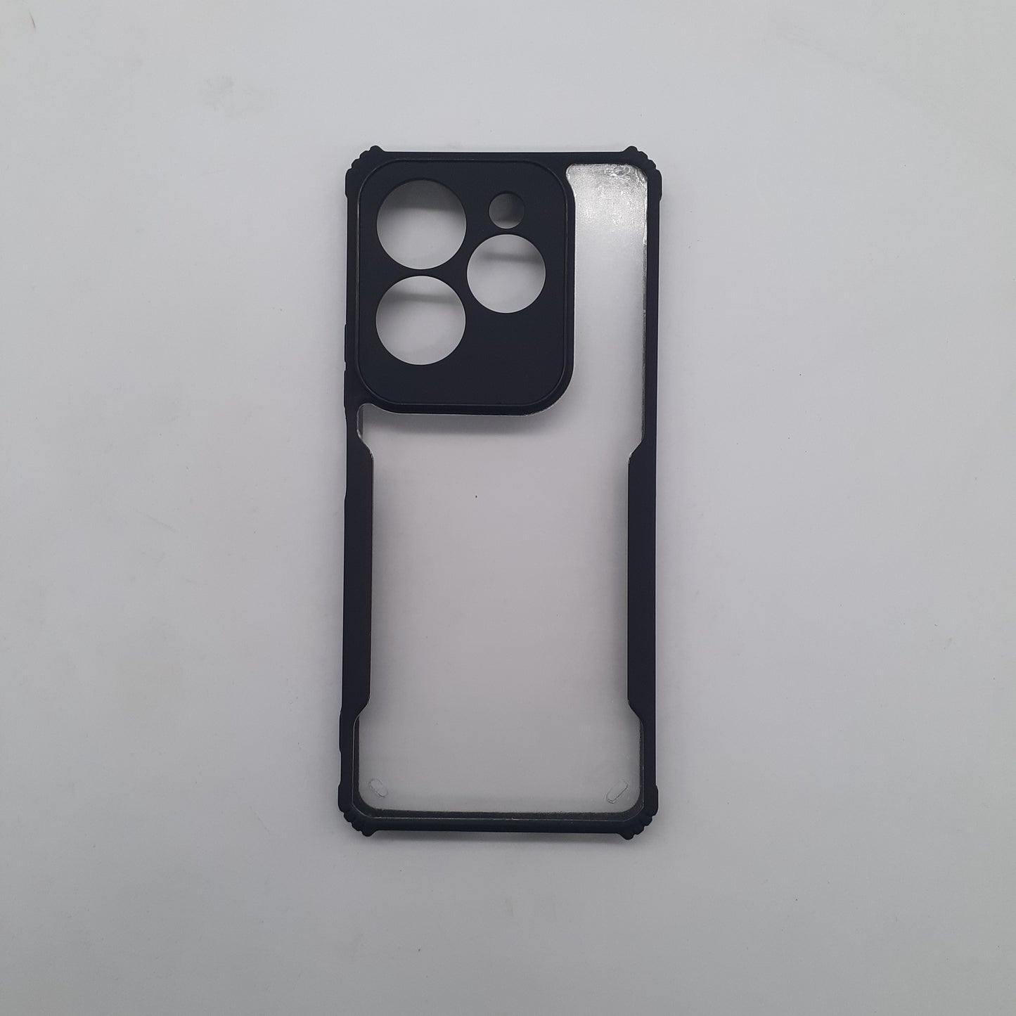 infinix Hot 40 Shockproof Edge Grip Case, Durable TPU Bumper, Enhanced Protection & Non-Slip Hand Feel