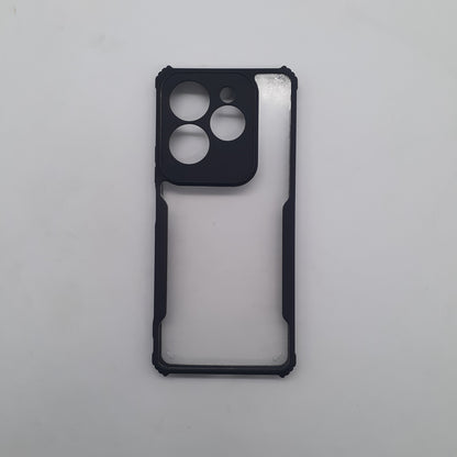 infinix Hot 40 Shockproof Edge Grip Case, Durable TPU Bumper, Enhanced Protection & Non-Slip Hand Feel