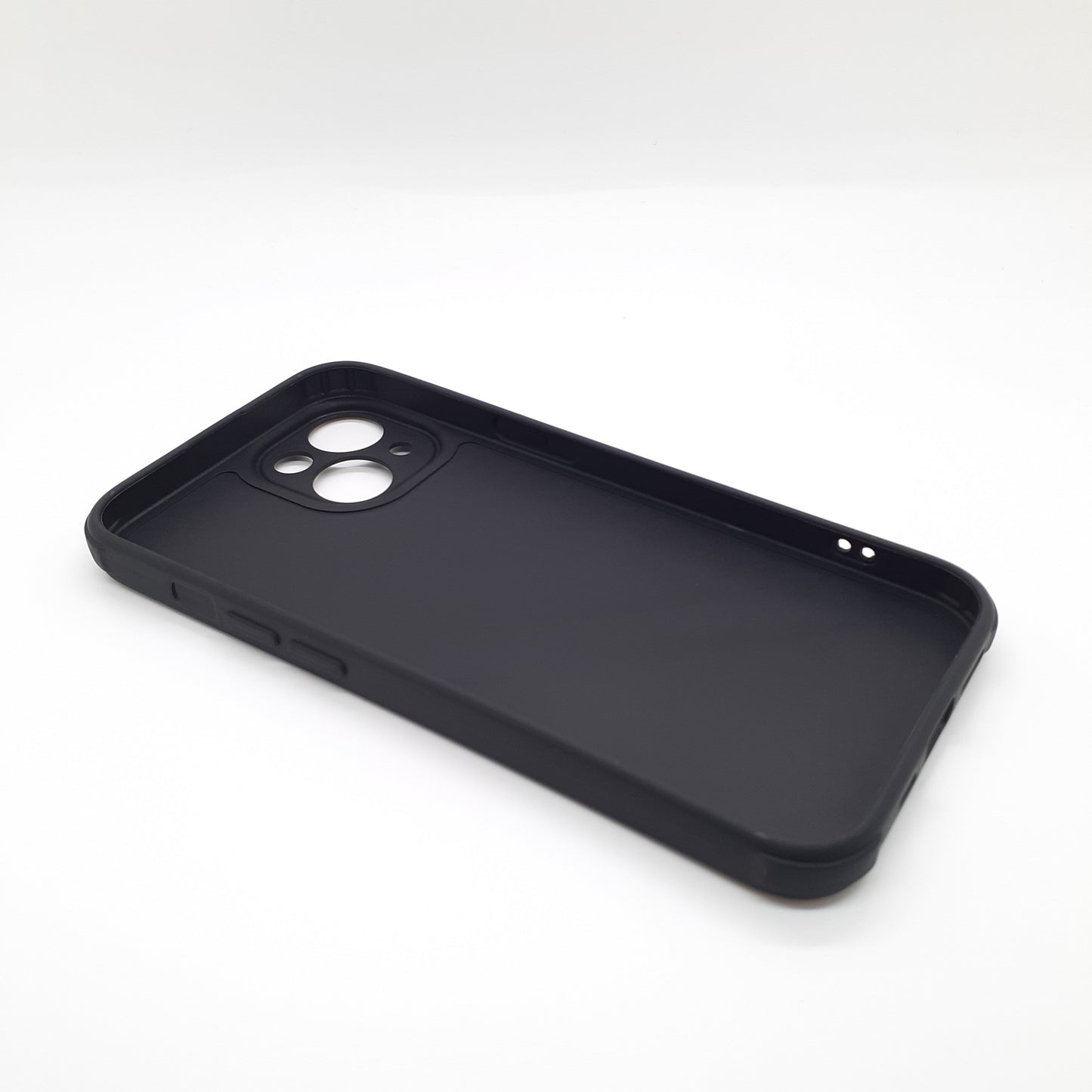 iPhone 14 Carbon Fiber texture Hard Rubber armour back cover shock-porof case