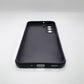 Samsung A17 Carbon Fiber texture Hard Rubber armour back cover shock-porof case