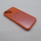 iPhone 15 Orange Back Case - Slim Fit Protective Silicone Shockproof Phone Cover