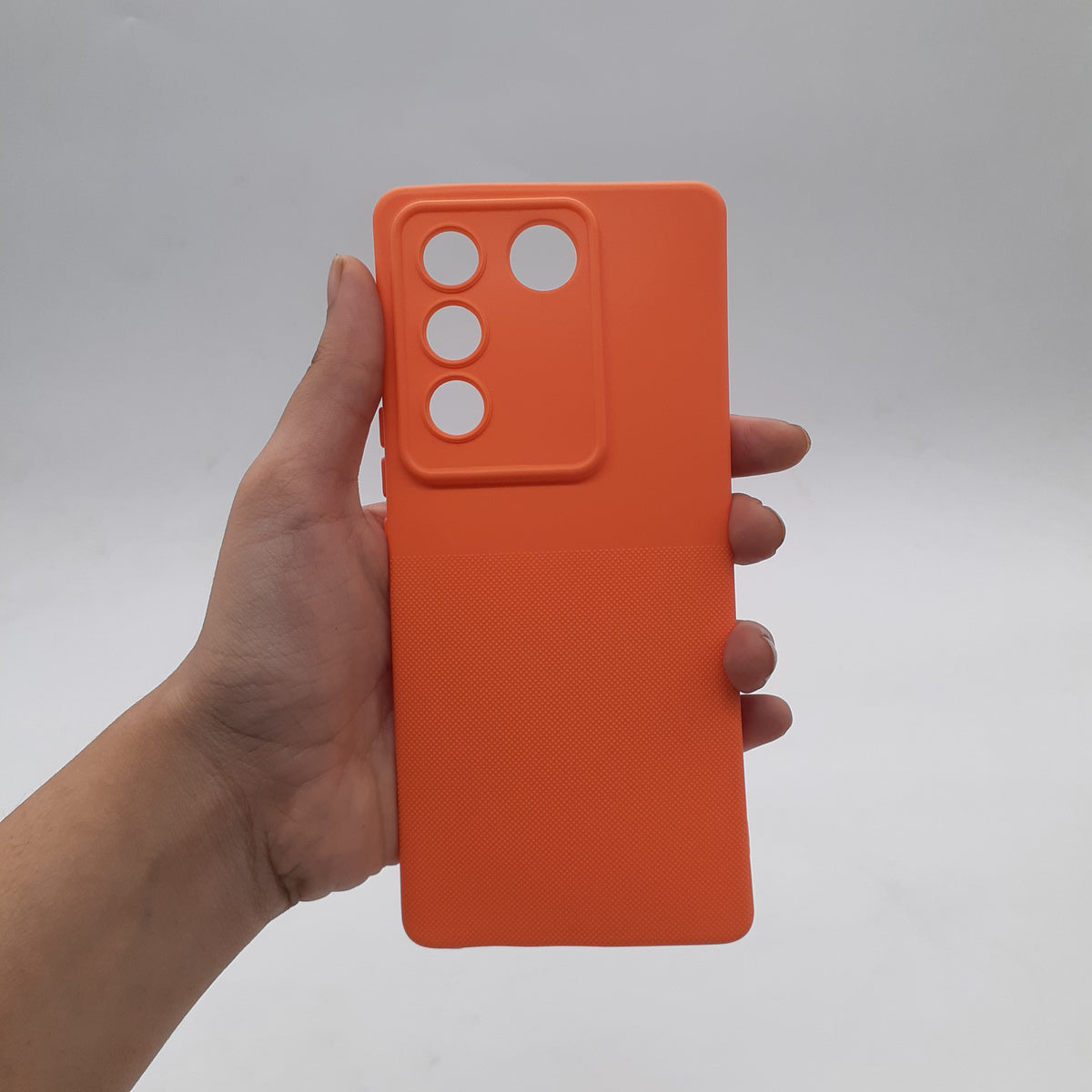 Vivo V27 Premium Silicone Back Case – Slim Shock Resistant TPU Cover with Raised Camera and Screen Guard