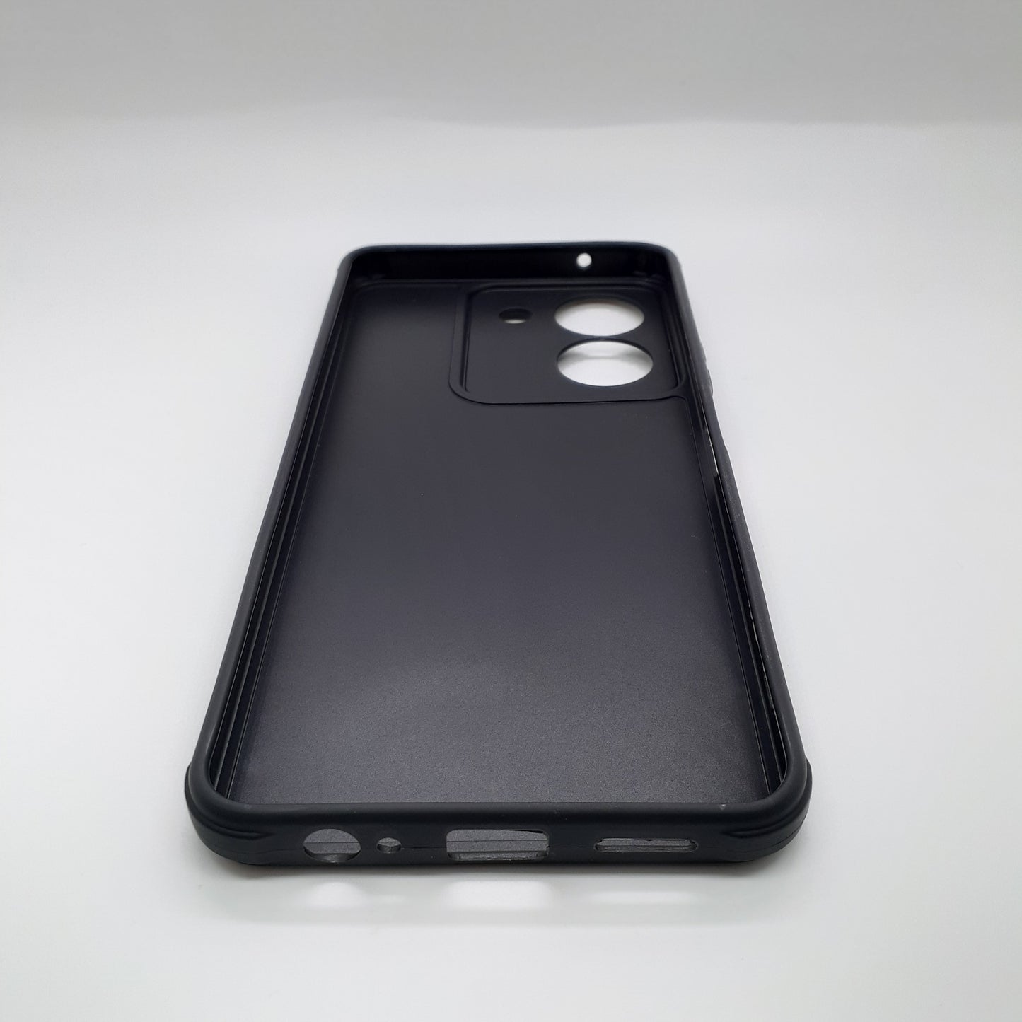 Vivo Y27s Carbon Fiber texture Hard Rubber armour back cover shock-porof case