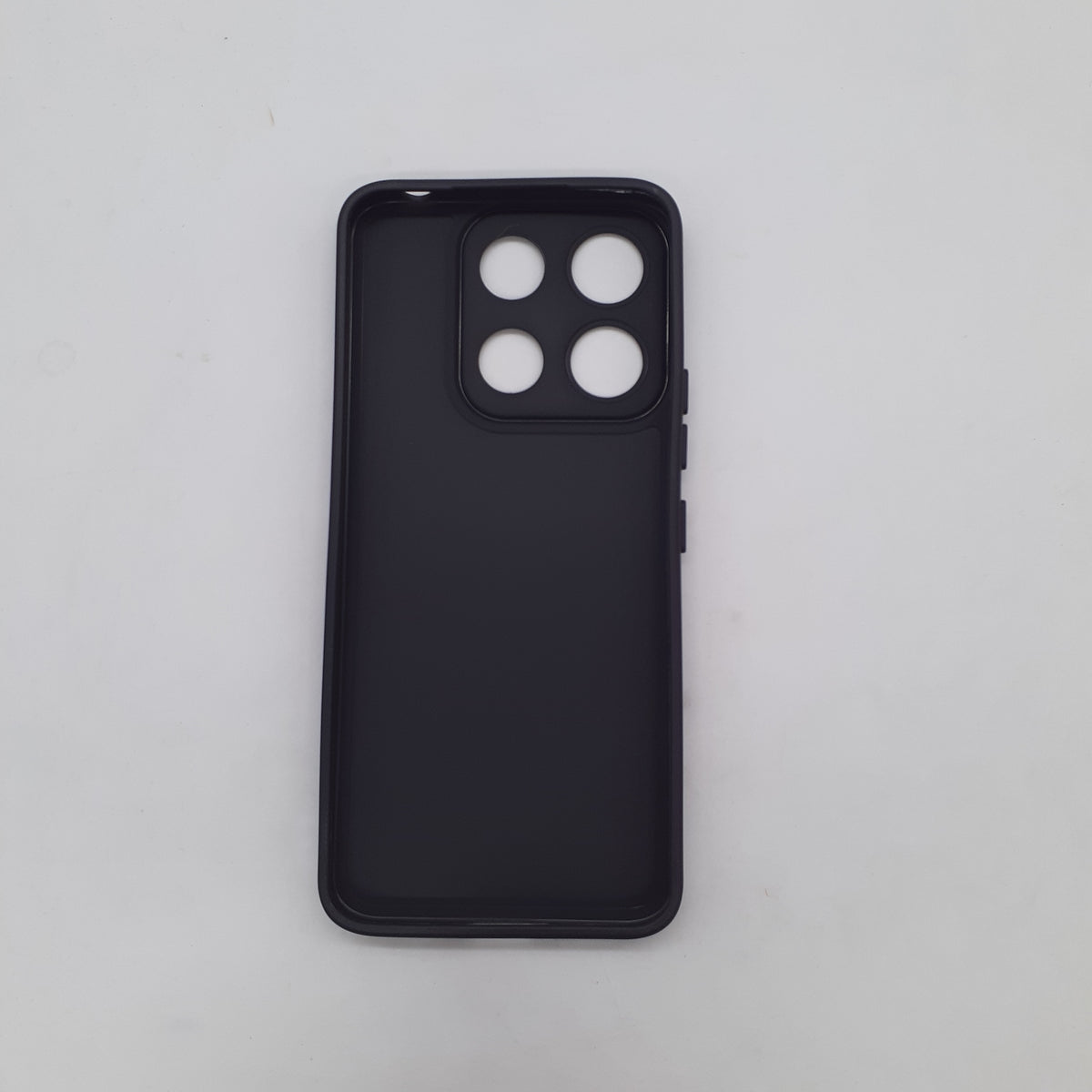 itel A60 Soft Silicone TPU Case – Slim Shockproof Protective Back Cover with Anti-Slip Grip & Raised Edges