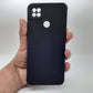 Redmi 9C Carbon Fiber texture Hard Rubber armour back cover shock-porof case
