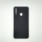 Samsung A20s Carbon Fiber texture Hard Rubber armour back cover shock-porof case