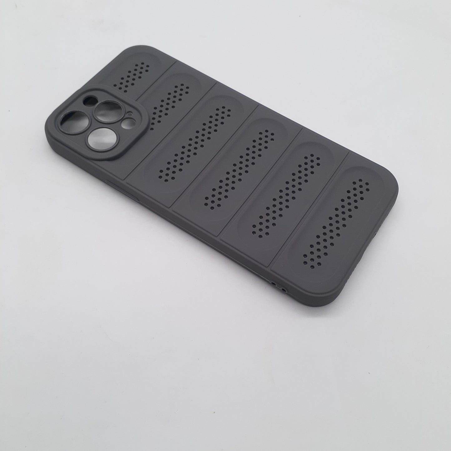 iPhone 12 Pro Max Heat Dissipation Strong TPU Material Phone Case Breathable Hollow Camera Protection Shockproof Ultra Slim Cover