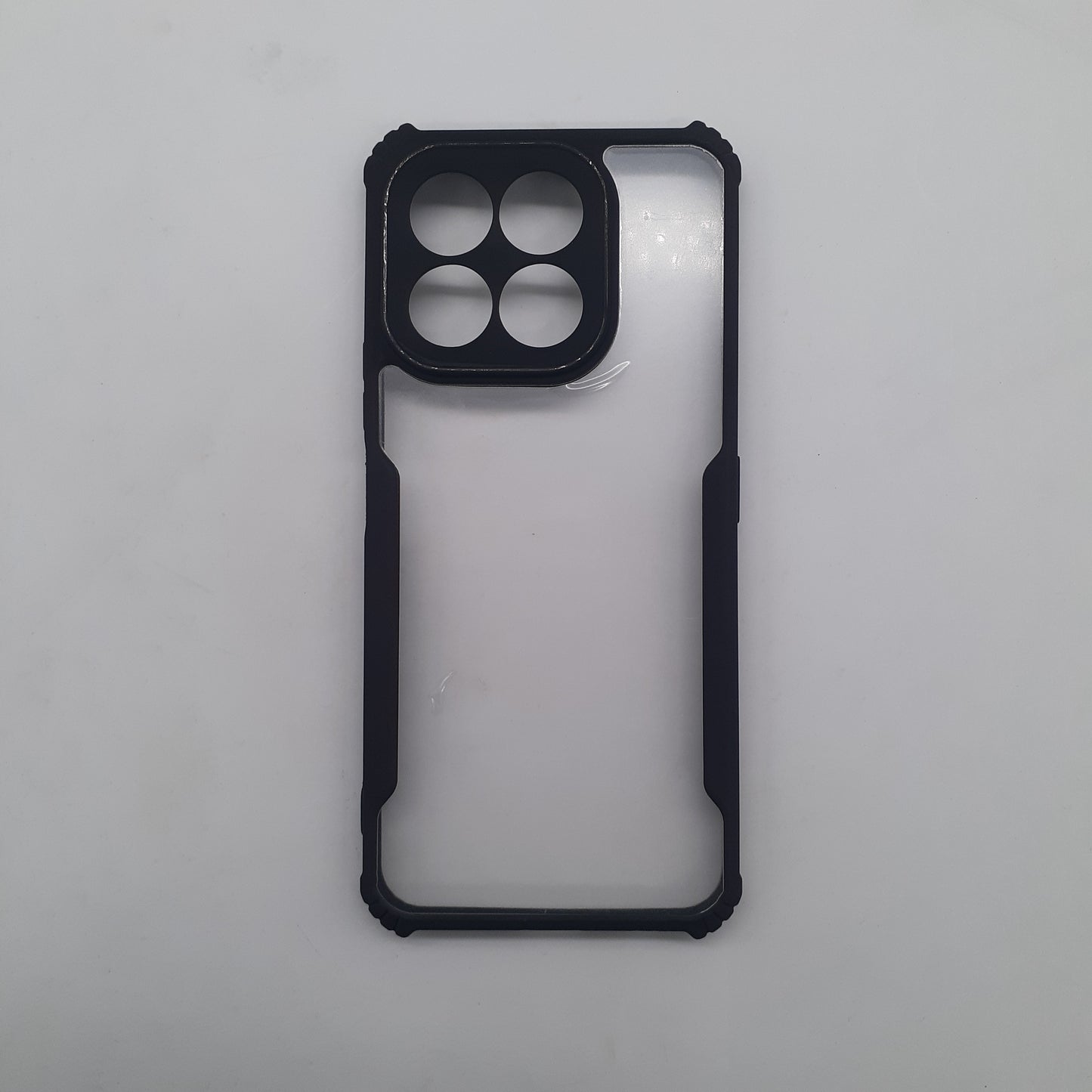 HONOR X6c Shockproof Ring Stand Phone Cover with Reinforced Edges and Anti-Slip Grip Texture, Full Body Protection Case