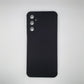 Samsung A05s Carbon Fiber texture Hard Rubber armour back cover shock-porof case