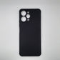 Redmi 12 Carbon Fiber texture Hard Rubber armour back cover shock-porof case