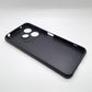 Redmi 13 Carbon Fiber texture Hard Rubber armour back cover shock-porof case