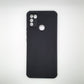 infinix Hot 10 Play Carbon Fiber texture Hard Rubber armour back cover shock-porof case