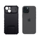 iPhone 15 Heavy Duty Shockproof Case with Slide Camera Cover and Integrated Kickstand for Maximum Protection and Hands-Free Viewing