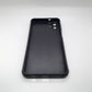 Samsung A04 Carbon Fiber texture Hard Rubber armour back cover shock-porof case