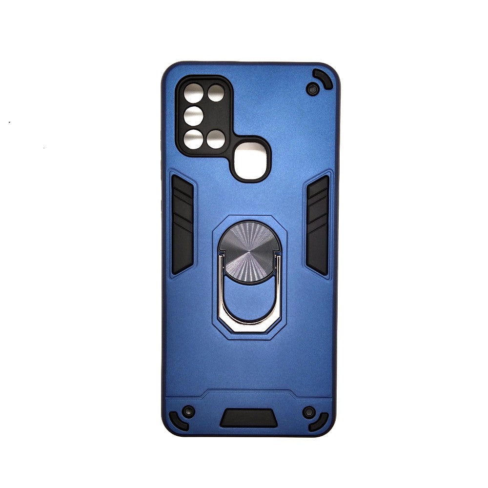 Samsung A21s Hard PC Case with ring holder Shockproof Slim back Cover