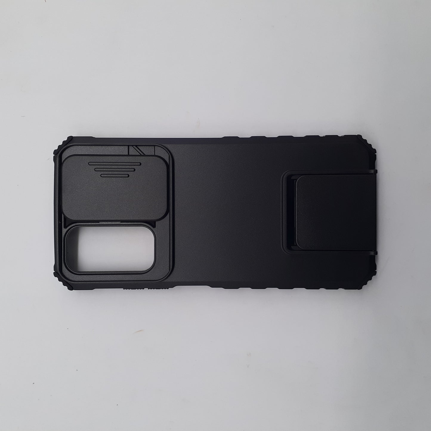 Redmi Note 11 Case with Slide Camera Cover, Built-in Kickstand Ring Holder, Heavy Duty Shockproof Armor Protective Phone Cover