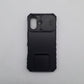 iPhone 16 Heavy Duty Protection Case with Camera Slide Cover and Integrated Kickstand for Hands-Free Viewing