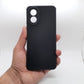 OPPO A18 Carbon Fiber texture Hard Rubber armour back cover shock-porof case