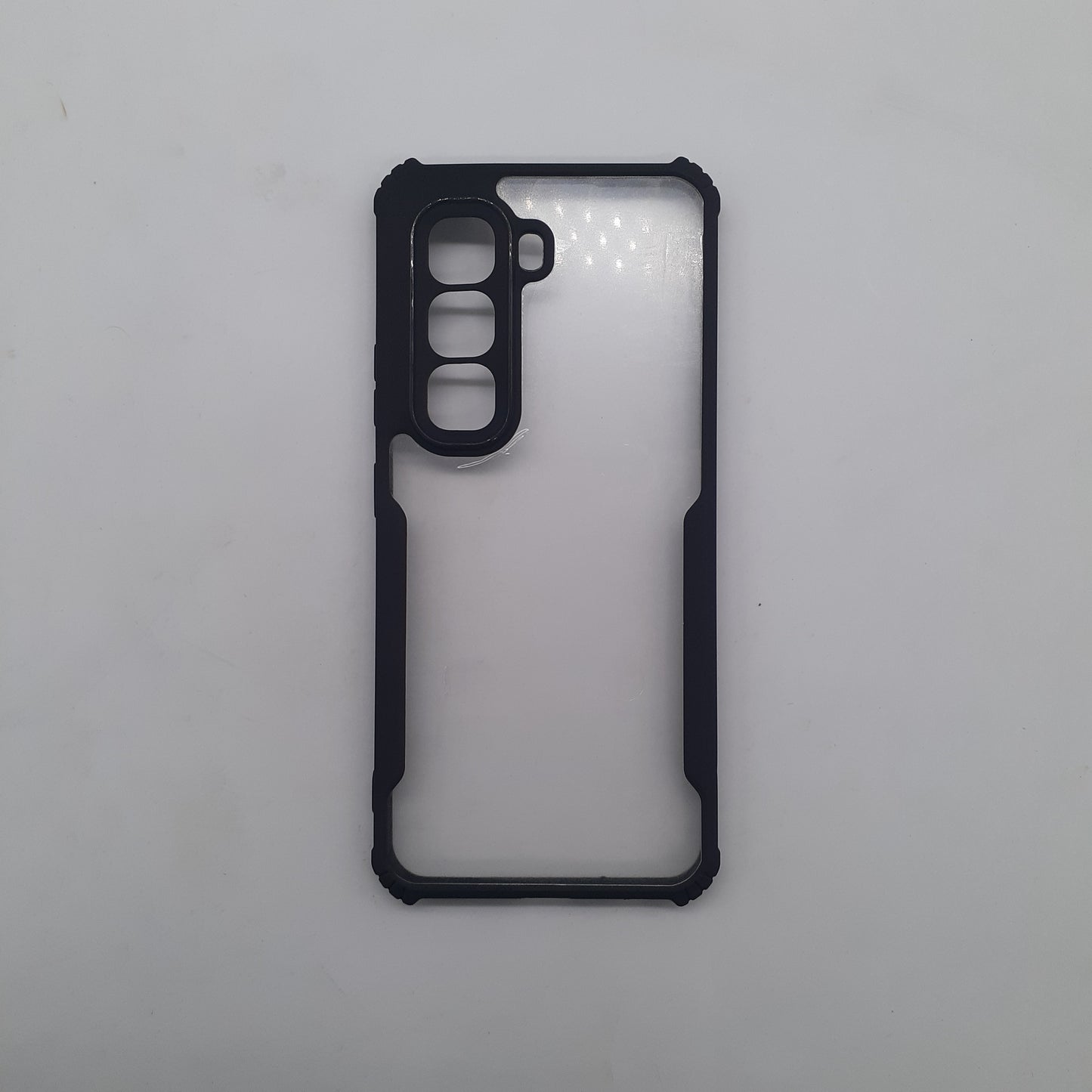 infinix Hot 50 Pro Case, Heavy Duty Shock Proof Edges Protection Cover with Anti-Slip Grip and Comfortable Texture