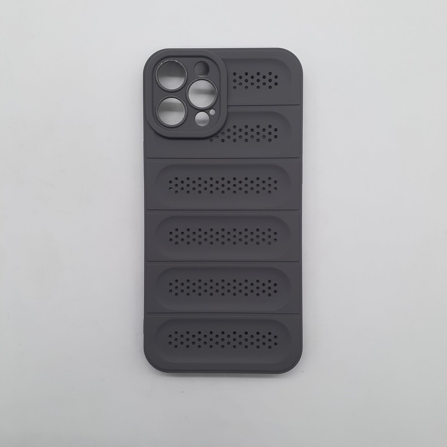 iPhone 12 Pro Max Heat Dissipation Strong TPU Material Phone Case Breathable Hollow Camera Protection Shockproof Ultra Slim Cover
