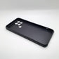 infinix Smart 6 Carbon Fiber texture Hard Rubber armour back cover shock-porof case