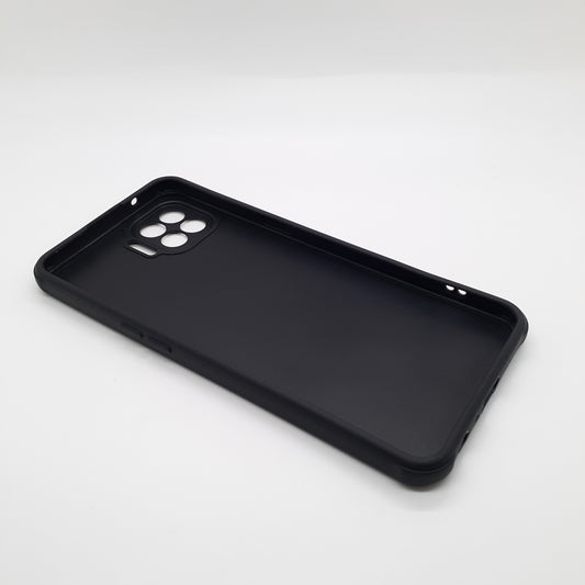 OPPO F17 Pro Carbon Fiber texture Hard Rubber armour back cover shock-porof case