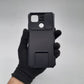 Redmi 9C Heavy Duty Hybrid Protective Case with Camera Slide Cover and 360 Rotatable Kickstand Holder Built-in Stand Armor Bumper