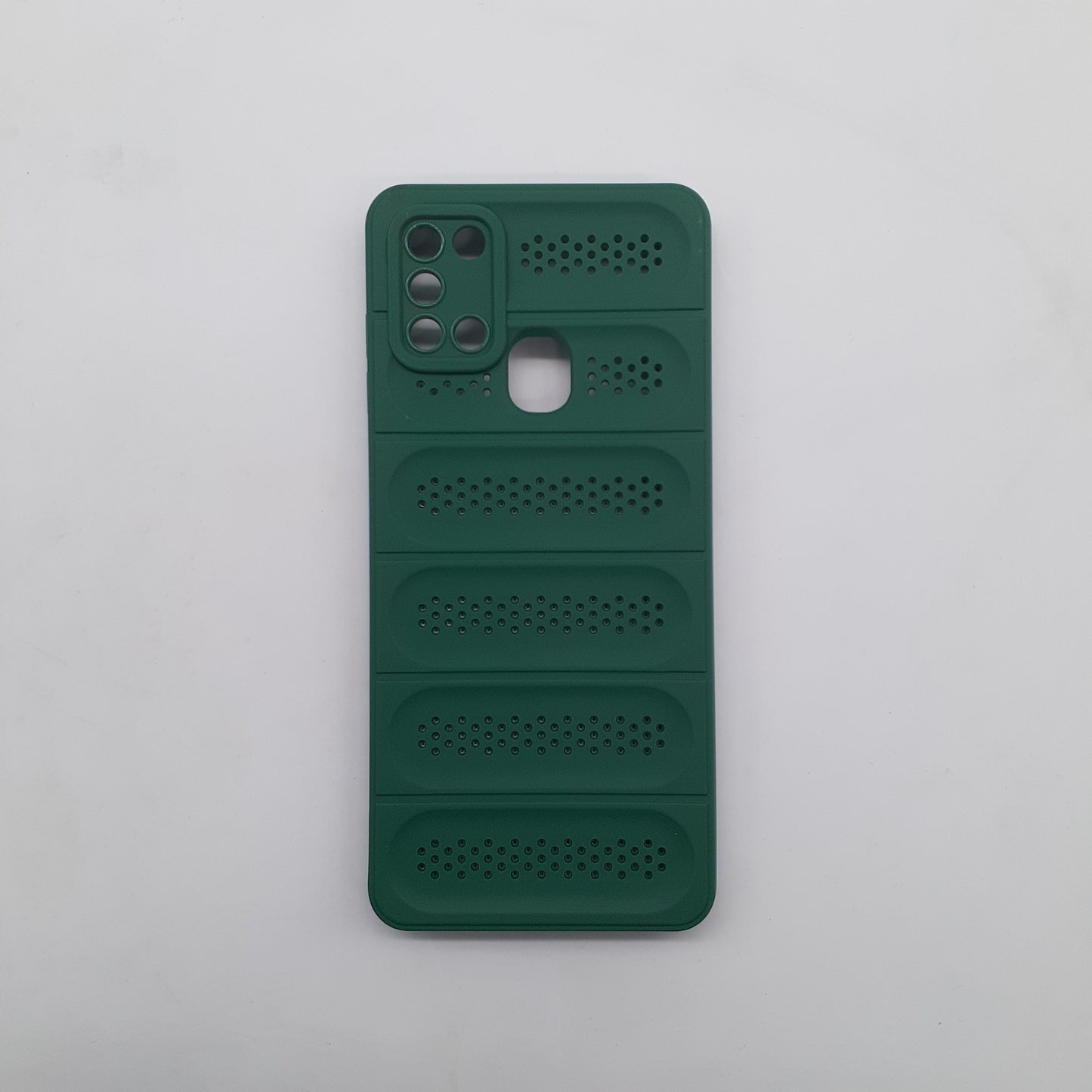 Samsung A21s Strong TPU Material Heat Dissipation Cooling Phone Case Shockproof Protective Cover with Enhanced Ventilation