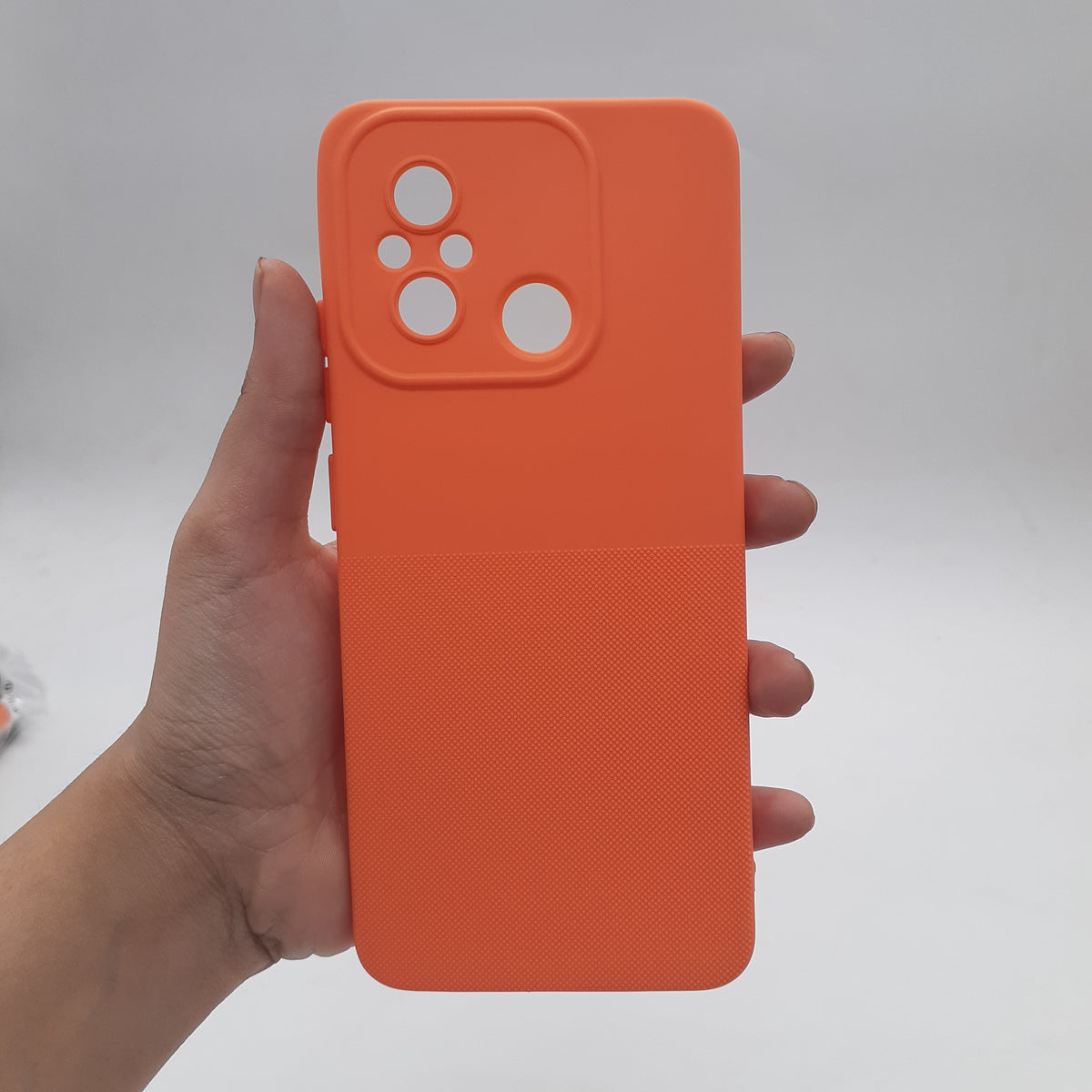 Redmi 12C Soft Silicone Protective Case – Slim Shockproof TPU Back Cover with Raised Screen and Camera Edges